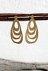 Lucia Golden Brass Earrings