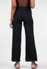 Teresa Ankle Frayed Jeans, Black
