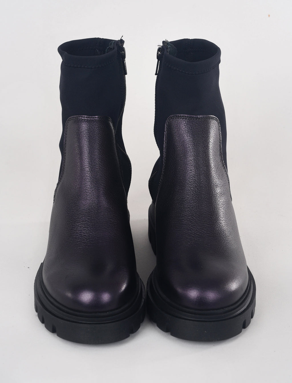 Five Elasticated Boot, Magenta/Black