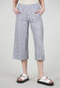 Wide Pocket Capris, Ash