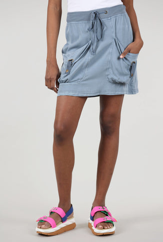 Shirley Mini Skirt, Orion Blue