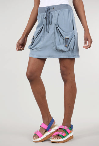 Shirley Mini Skirt, Orion Blue