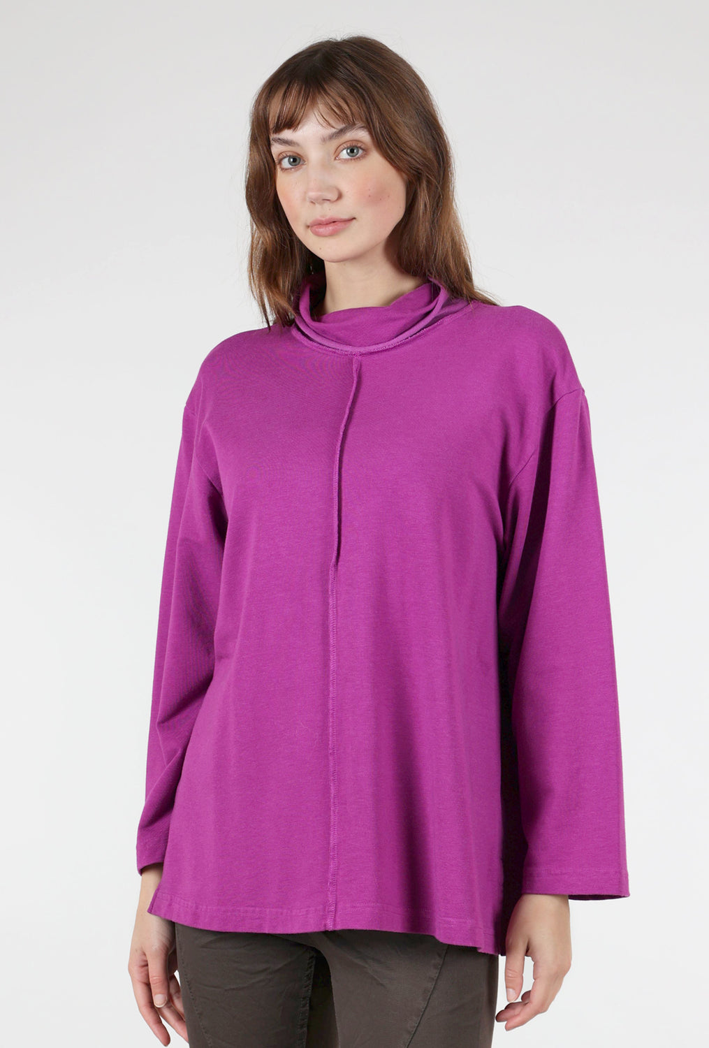 Bamboo Terry Couch Shirt, Violeta