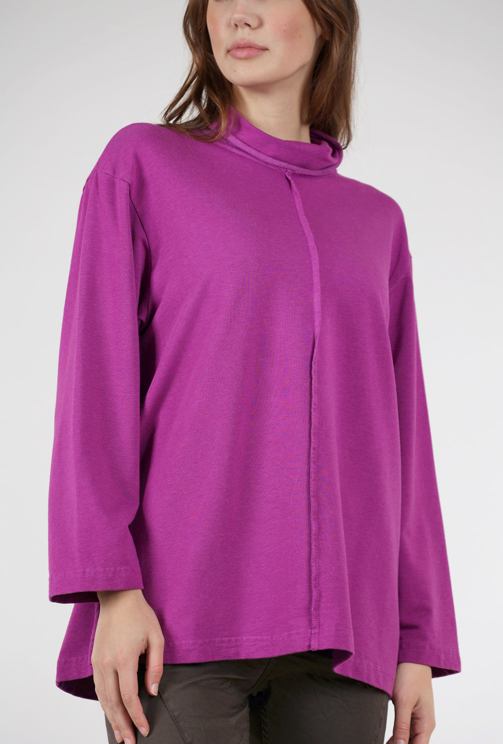 Bamboo Terry Couch Shirt, Violeta