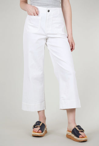 The Perfect Crop Jean, White