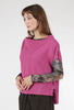 Side Button Topper, Magenta Plum