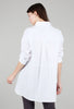 High-Low Oversized Tunic, White