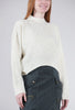 Cocoon Crop Sweater, Ivory