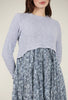 Nubby Crop Sweater, Lavendula