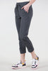 Aksana Ruched Legging, Charcoal