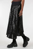 Sequin Glam Skirt, Black