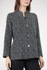 Speckled Knit Jacket, Black
