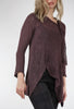 Overlapping Asym Sweater, Port