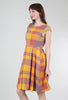 Plaid Devonshire Dress, Sunset