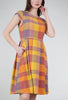 Plaid Devonshire Dress, Sunset