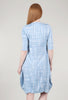 Brighton Dress, Blue Dash