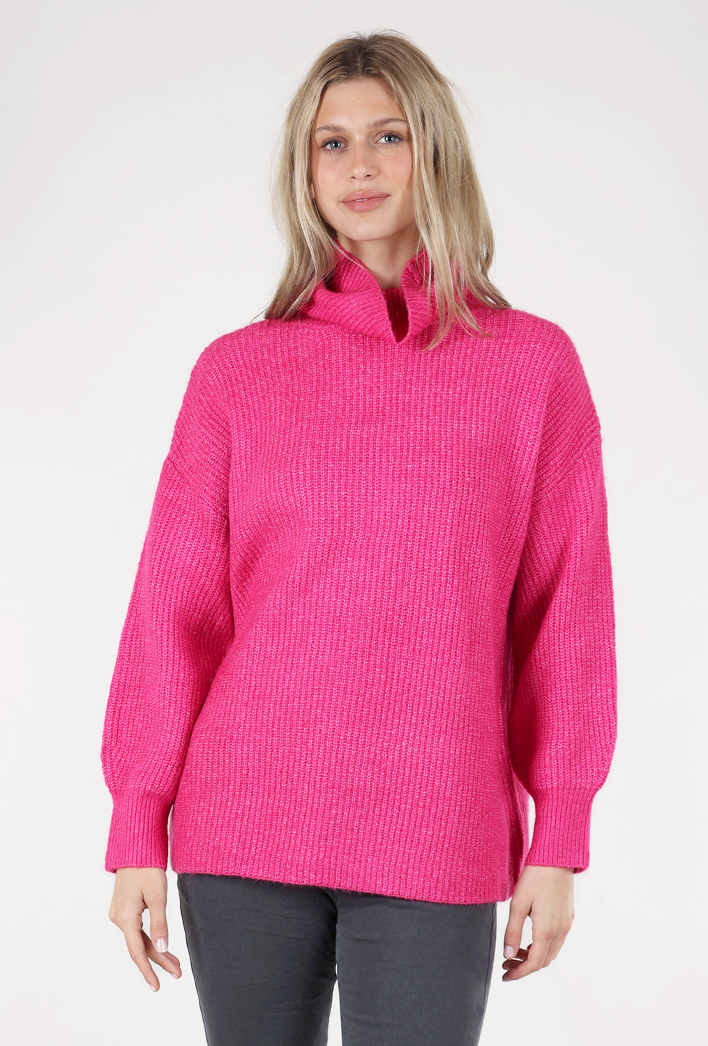 Cora Sweater, Fuchsia