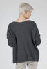 Aimee Boxy Pullover Sweater, Gray