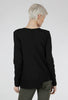 Shifted Rib Hem L/S Tee, Black