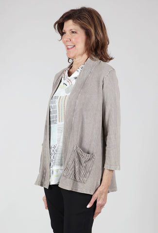 French Terry Jacket, Slate