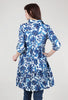 June Shirt Dress, Aster/Navy