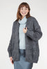 Heathered Open Cardigan, Blue