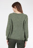 Mitch Cable Crew Sweater, Moss Olive