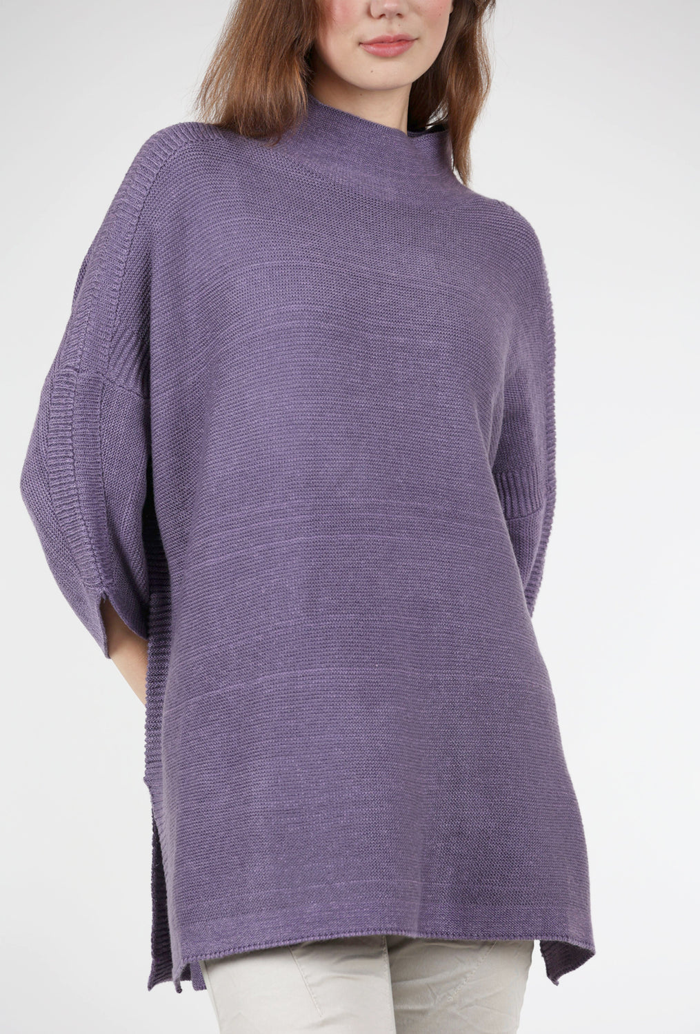 Boho Sweater, Vintage Violet