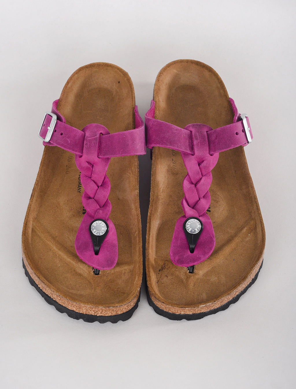 Birkenstock Gizeh Oiled Leather Braided Sandal