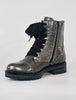 Paulie Patent Boot, Pewter