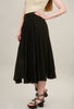Full Midi Skirt, Black