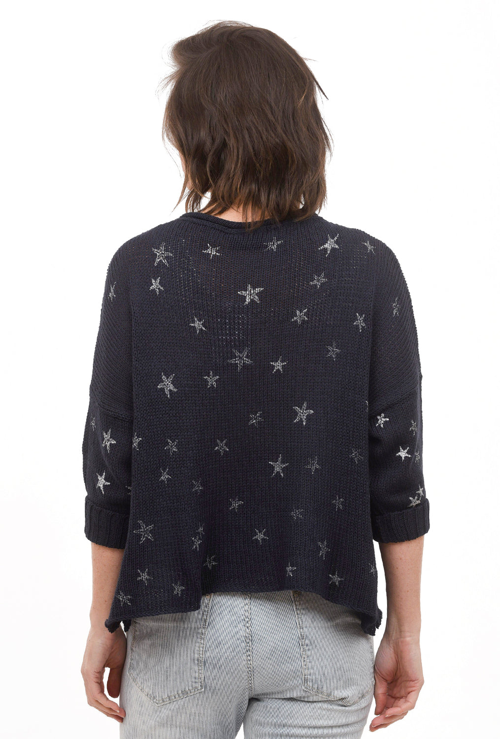 Mini Starfish Sweater, Indigo