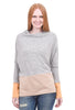 Knit Boatneck Top, Gray