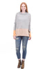 Knit Boatneck Top, Gray