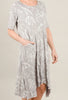 Gabriella Diagonal Pocket Dress, Mist
