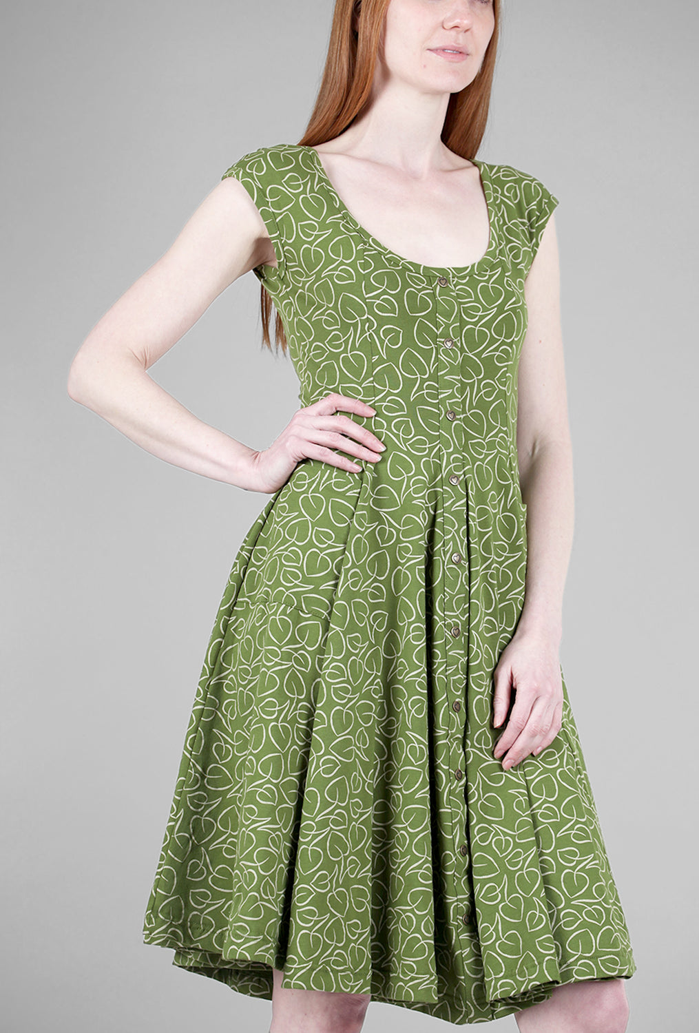Capitola Dress, Houseplant Print