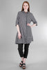 Claudette Shirt/Dress, Black/Gray