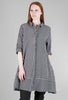Claudette Shirt/Dress, Black/Gray