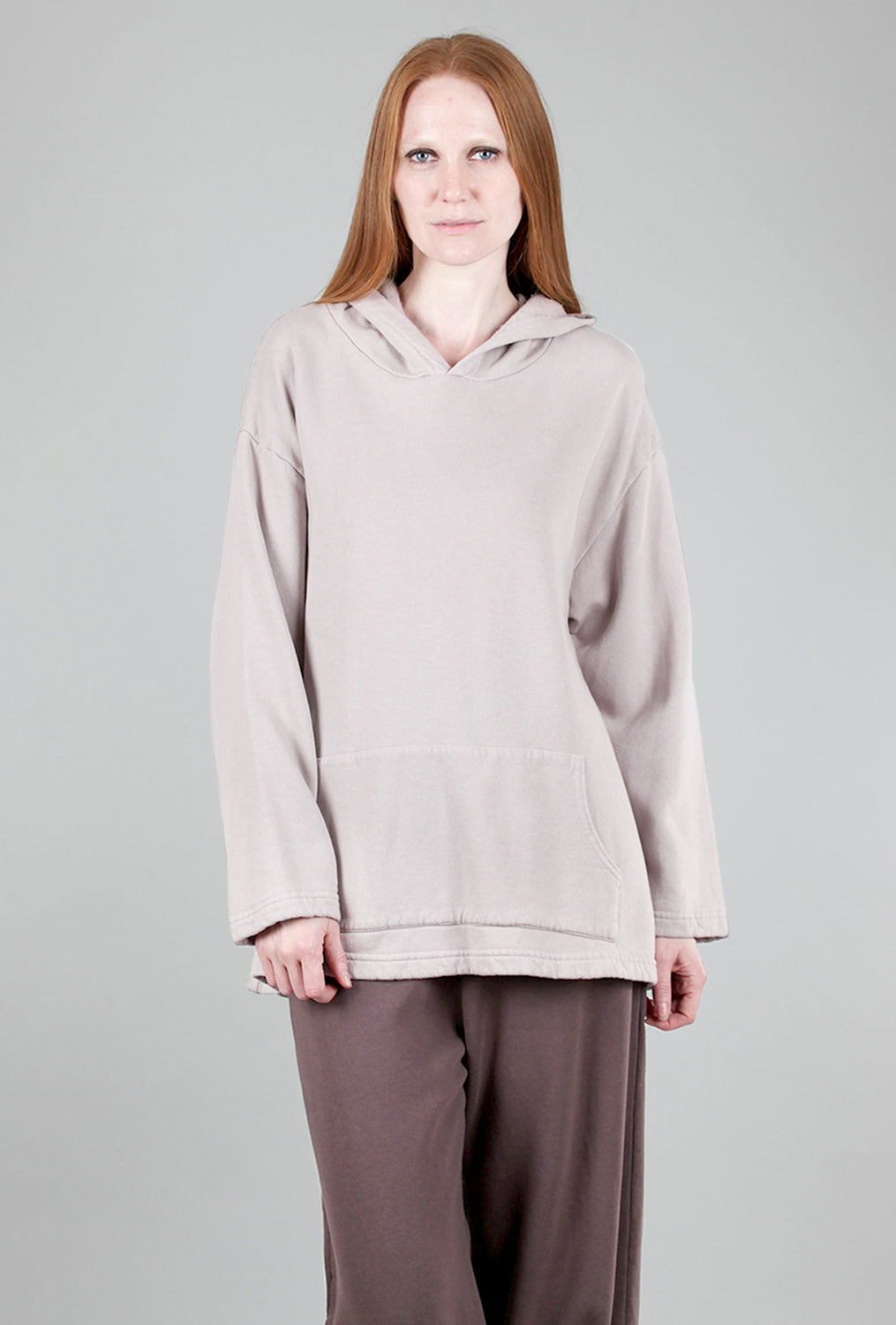 Hooded Bamboo Fleece Shirt, Angelica
