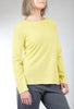 Basic L/S Boatneck Tee, Chartreuse