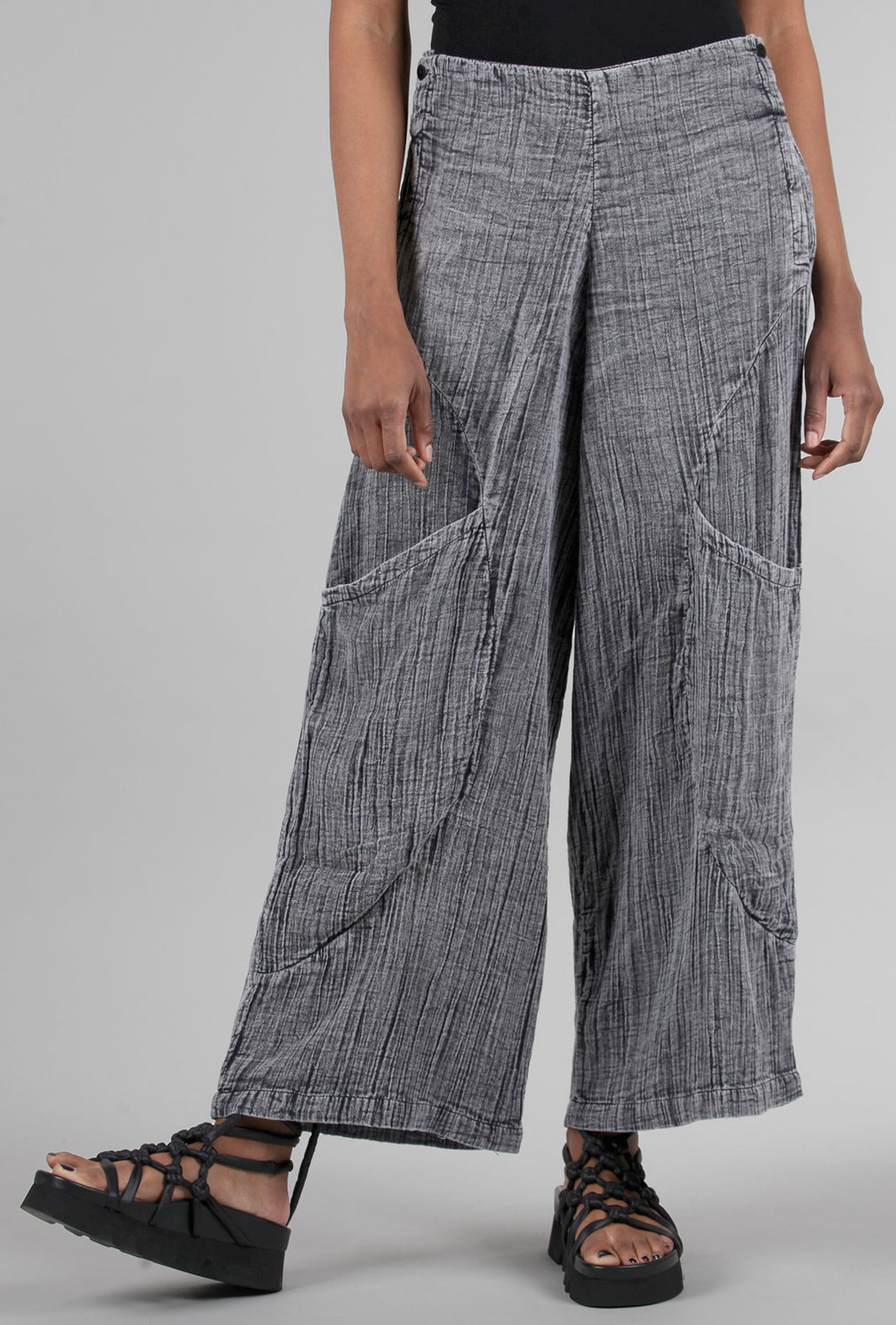 Wide-Leg Portia Pant, Rocky Charcoal