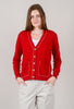 Easy Cardigan Sweater, Crimson