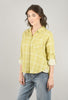 Rolled-Sleeve Plaid Shirt, Olive
