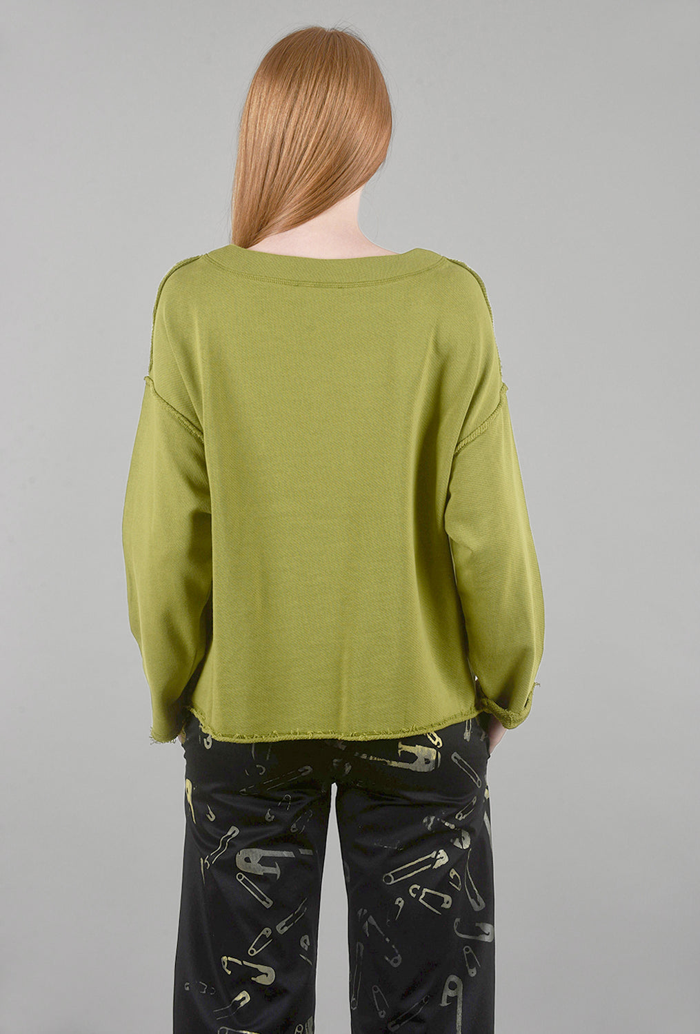 French Terry Ease Pullover, Moss