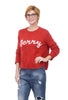 Merry Chunky Crew Sweater, Red