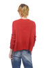 Merry Chunky Crew Sweater, Red