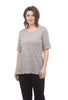 Scoop-Neck Tee, Taupe