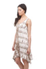 FT Tie-Dye Mix Dress, Taupe