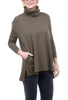 Square Cowl Neck Top, Olive