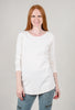 Relaxed L/S Round Neck Tee, Milk